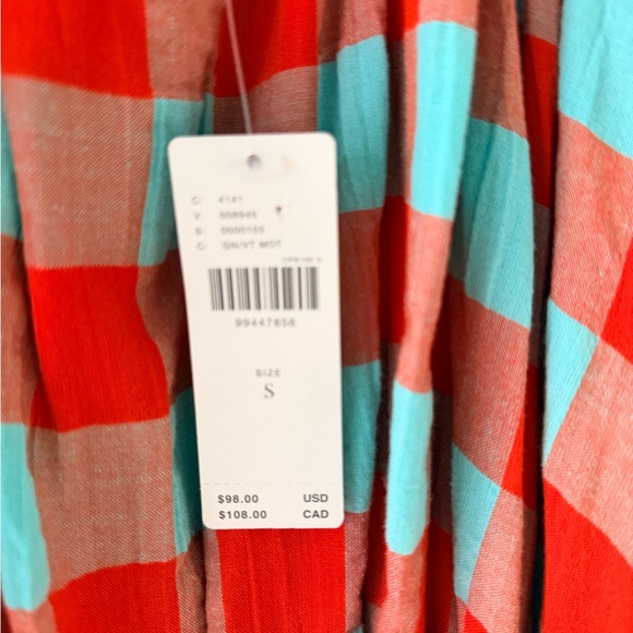 NWT Anthropologie Tie Back Midi Apron Nap Dress - Picture 5 of 7